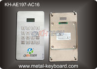 Telclado numérico a prueba de polvo del acero inoxidable del sistema de la entrada del acceso con 16 llaves
