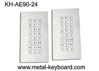 24 llaves Metal el teclado a prueba de vandalismo rugoso industrial IP65 a prueba de mal tiempo