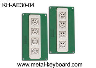Telclado numérico del metal del acero inoxidable de 4 llaves para el dispositivo de la evaluación del servicio de atención al cliente