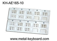 Las llaves rugosas del telclado numérico 10 del metal del sistema del control de acceso del metal y el LED se encienden