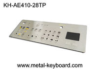 IP65 teclado de acero inoxidable de metal industrial resistente al polvo con touchpad